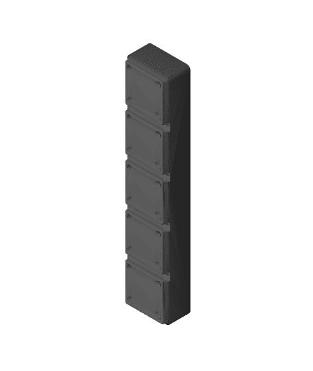Gridfinity Wowstick,Marker Stackable Bin - 5x1x3 3d model