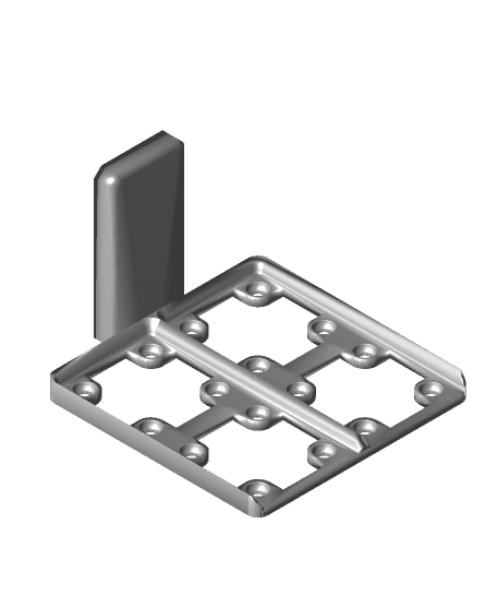 Gridfinity Peg Board Storage v2 3d model