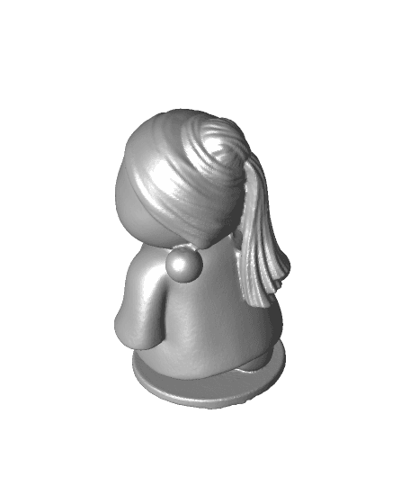 Girl With A Pearl Earring（generated by Revopoint POP） 3d model