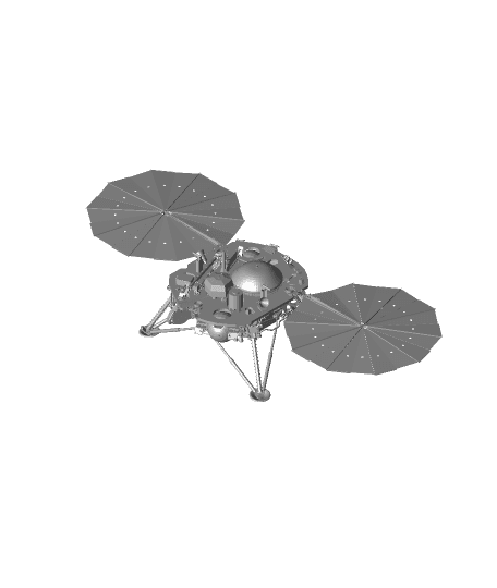 NASA Mars InSight Lander 3d model