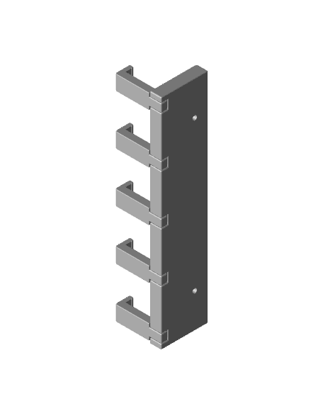 Foldable Wall Hook (Print in Place) 3d model