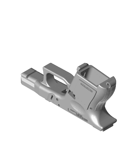 Glock_26_frame_tactical.stl 3d model