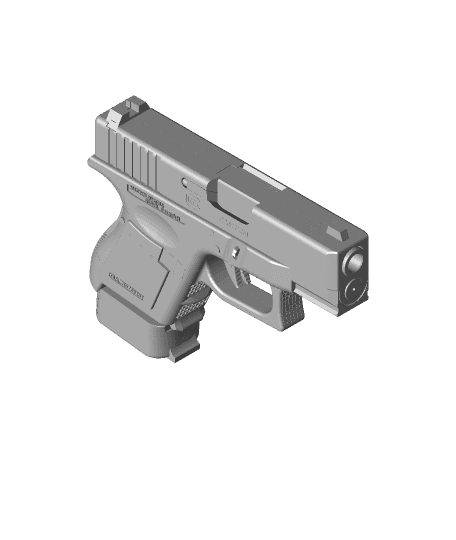 Glock_26_tactical_complete_model.stl 3d model