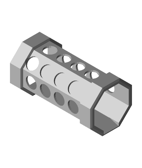 FHW: Service Hex pipe 28mm scale 3d model