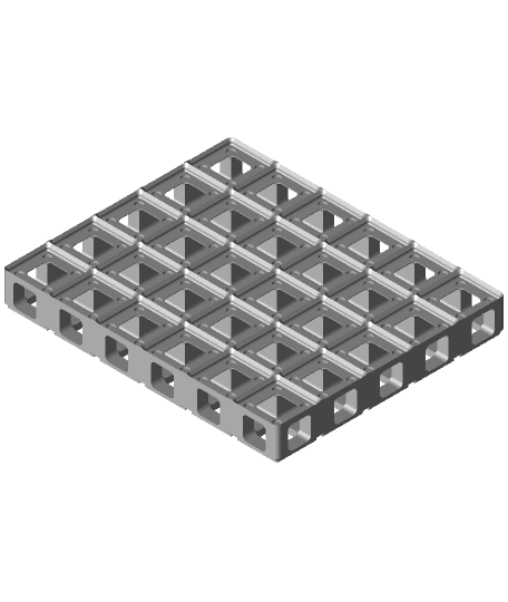 Gridfinity Tunnel Risers 3d model