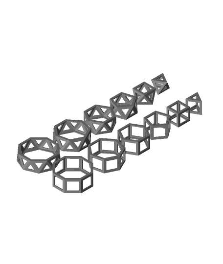 Prisms and Antiprisms by henryseg full viewable 3d model