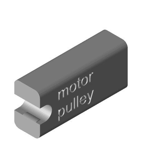 bcn3d y motor pulley jig.stl 3d model
