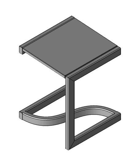 Rectangular Frame Table.STEP 3d model