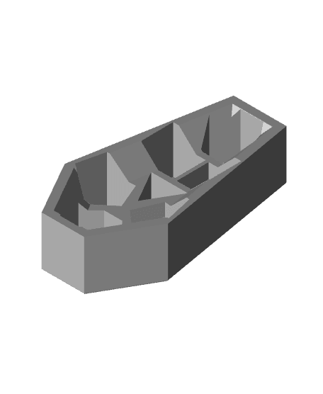 Coffin Box Dice Box Insert 3d model