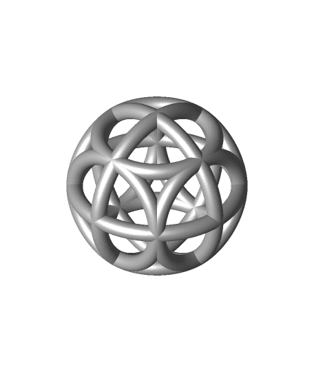Sphere of pipes 3d model