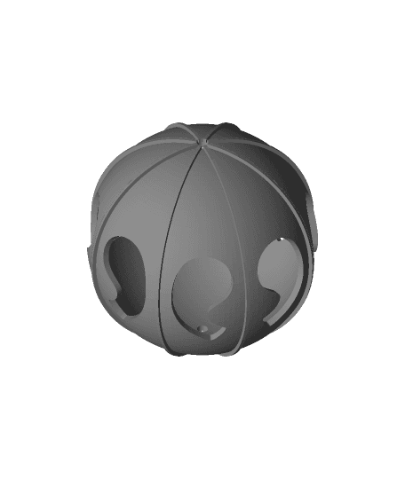 Comma symmetry sphere *44 3d model