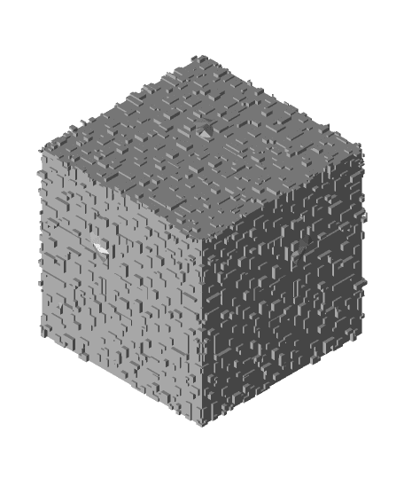 Borg Cube Geocache 3d model