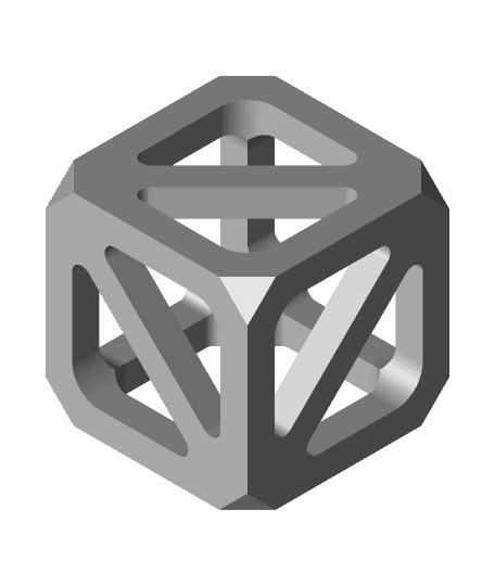 Tetrahedron In A Cube.stl 3d model