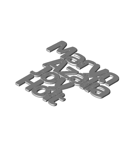 Personalized Puzzle for Maryn 3d model