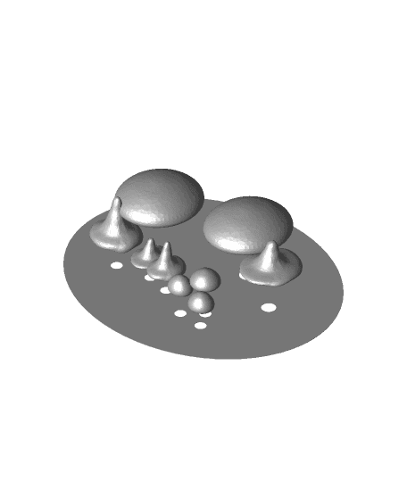 Shroom Fantasy Forest 3d model