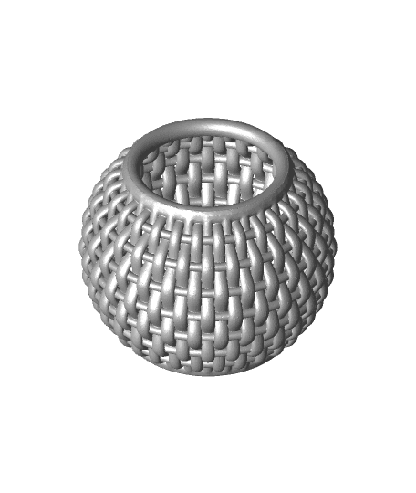 Wicker Bowl (Circumferential Stakes) by DaveMakesStuff full viewable 3d model