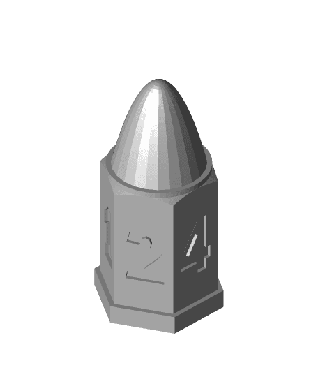 Gaslands - Bullet Dice and Skid Dice 3d model