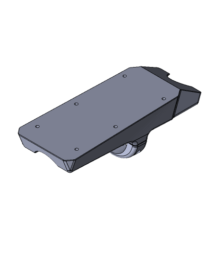 Wildman 2L Battery Holder for Mi Pro 2 and M365 E-Scooters 3d model