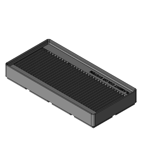 FIlament Color System (FCS) Gridfinity Storage 3d model