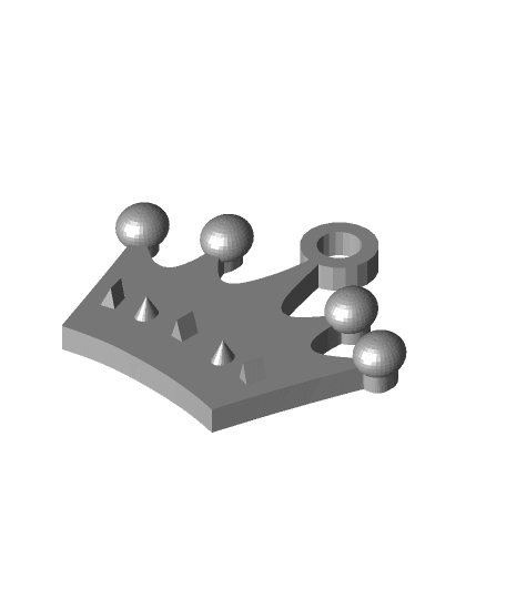 Regal Crown.stl by MonteGal full viewable 3d model
