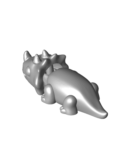 Triceratops Keychain 3d model