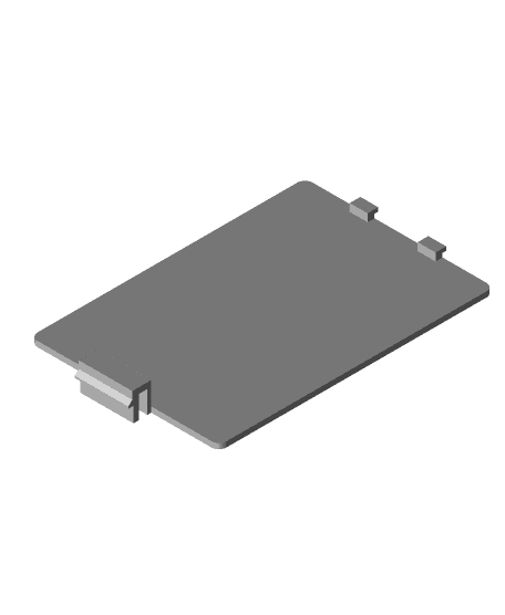 Battery Cover for Ti-85 3d model