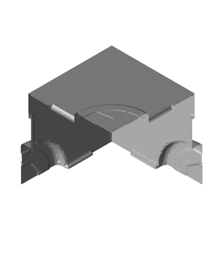 Aperture Science Weighted Storage Cube Part 1 (For Bigger Printers) 3d model