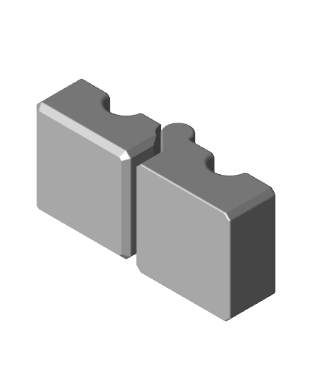Magnetic Cable Clips 3d model
