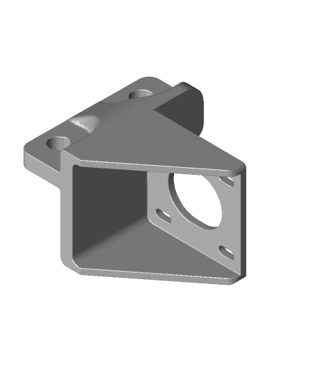 Ender 5 Pro Direct Drive Bracket + allows for CR Touch by Maoman full viewable 3d model