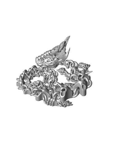 Shakaworld3d Horned Sproket Dragon.stl 3d model