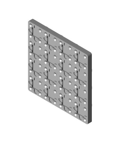 Gridfinity Weighted Baseplate 4x4  3d model
