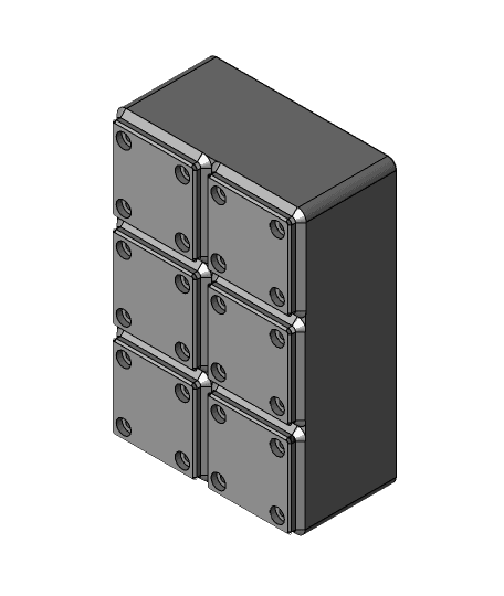 Gridfinity Stepped Drill Bit Caddy 3d model