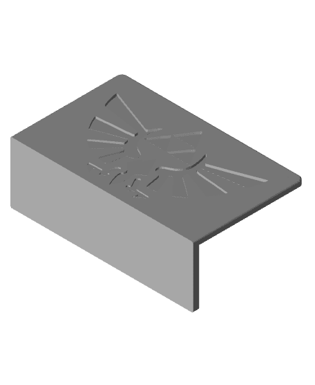Triforce logo dock 3d model