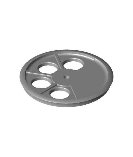 Compound Pulley Wheel 3d model