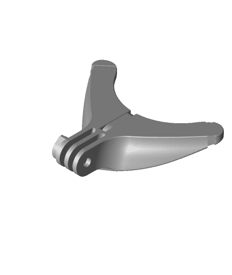 Troy Lee Designs GoPro Chin mount by trailfeatures full viewable 3d model