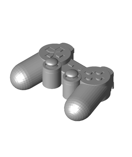 Playstation Controller Keychain by Mya  full viewable 3d model