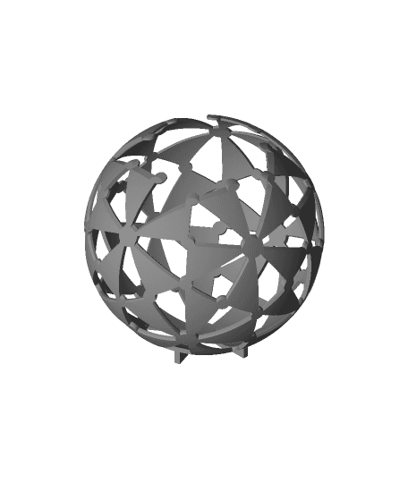 (5,3,2) triangle tiling 3d model