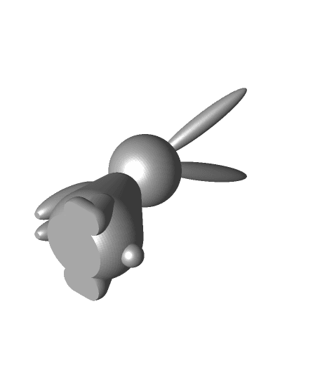 minimalistic_rabbit.stl by dajanka3d full viewable 3d model