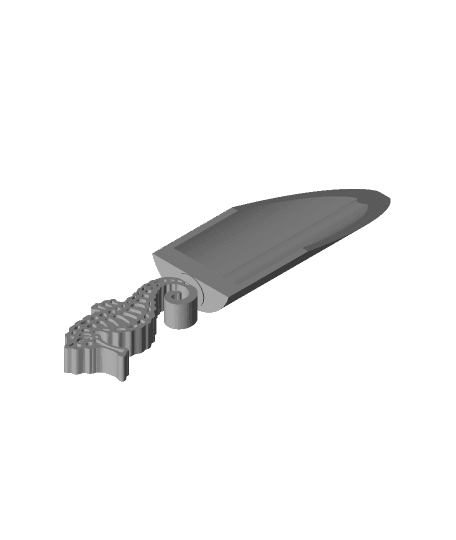 Seahorse Spade Shovel Childrens Sand 3d model