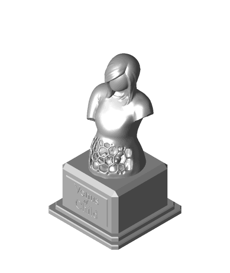 #CCTMothersDayRemix "Venus of Child" trophies 3d model