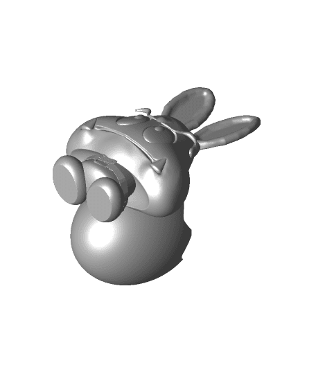 Easter Bunny Goomba 3d model