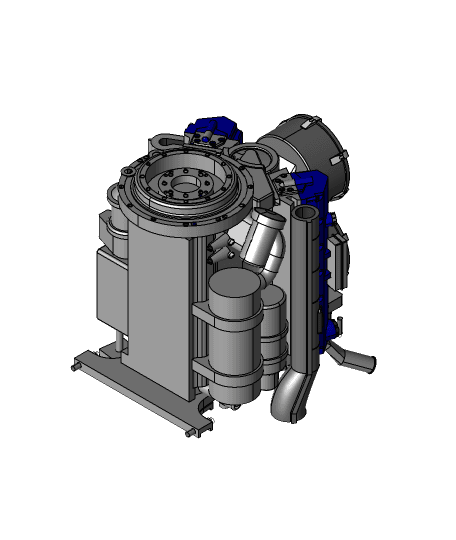 TIGER ENGINE 3D PRINT by haktanyagmur full viewable 3d model