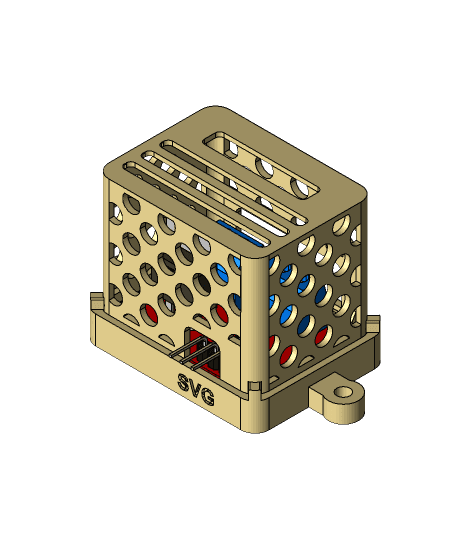 IRF520 Module Case by nghtshd full viewable 3d model