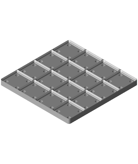 Weighted Baseplate 4x4.stl 3d model