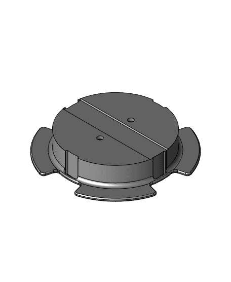Circular Network Cable Manager 3d model
