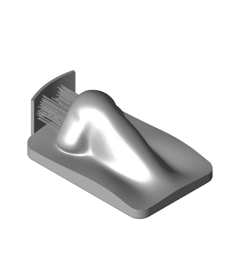 Hairy Nose Fridge Magnet – A Hairify Remix! 3d model