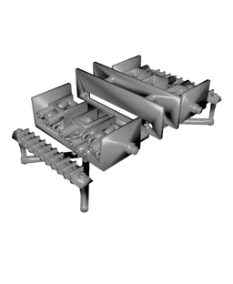 1:8 BTTF DeLorean Golden Relays 3d model