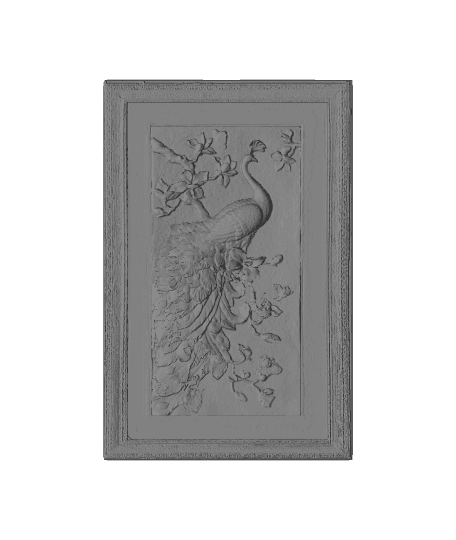 Painting relief sculpture（scanned by Revopoint Range） by Revopoint full viewable 3d model