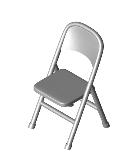 Bundled Up Bernie's Chair 3d model