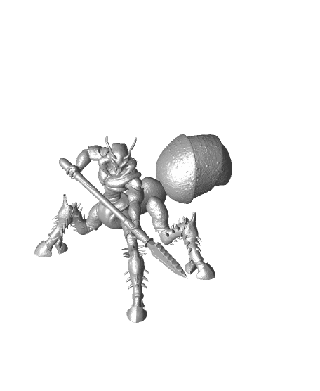Insectoid Warrior 3d model